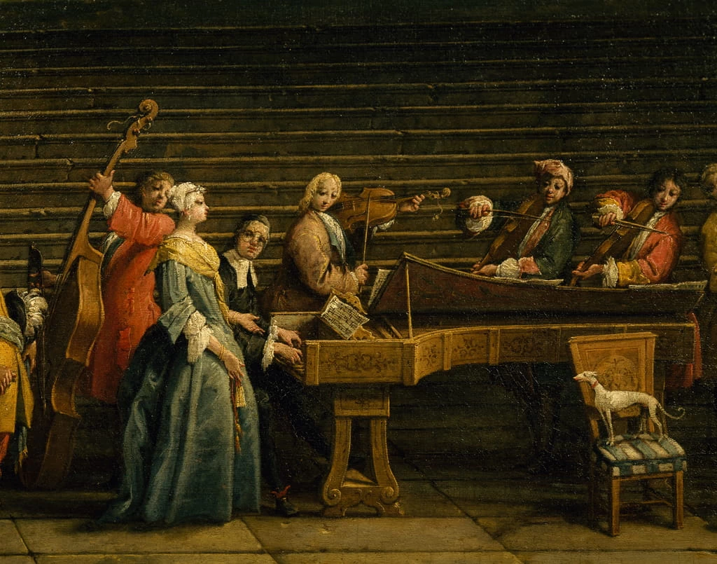 Concerto alla Villa - Palazzo Contarini Fasan, Venezia, dettaglio